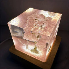 Sakura & Deer Resin Lamp