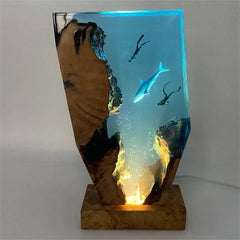 Whale and Diver Resin Night Light( Best Gift 🎁 )