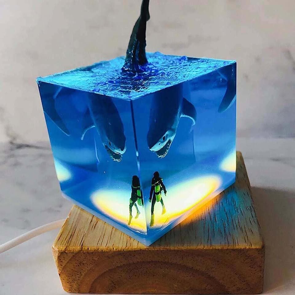 Shark Resin Night Light