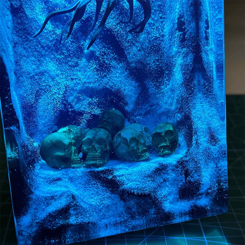 Octopus & Sea Monster Resin Lamp Cool Night Light for Gaming Room