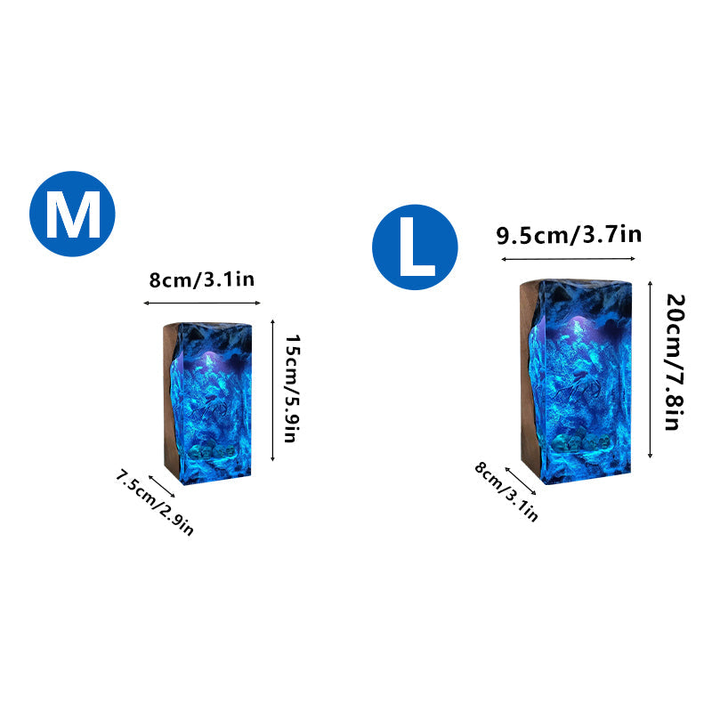 Octopus & Sea Monster Resin Lamp Cool Night Light for Gaming Room