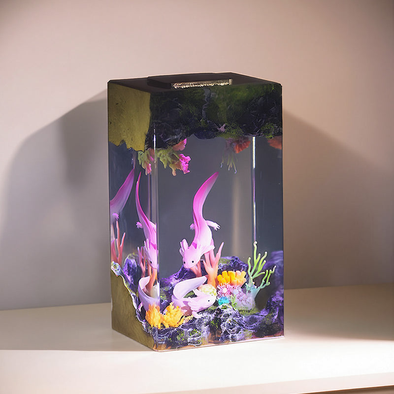 Axolotl Resin Lamp Handmade Night Light for Bedside