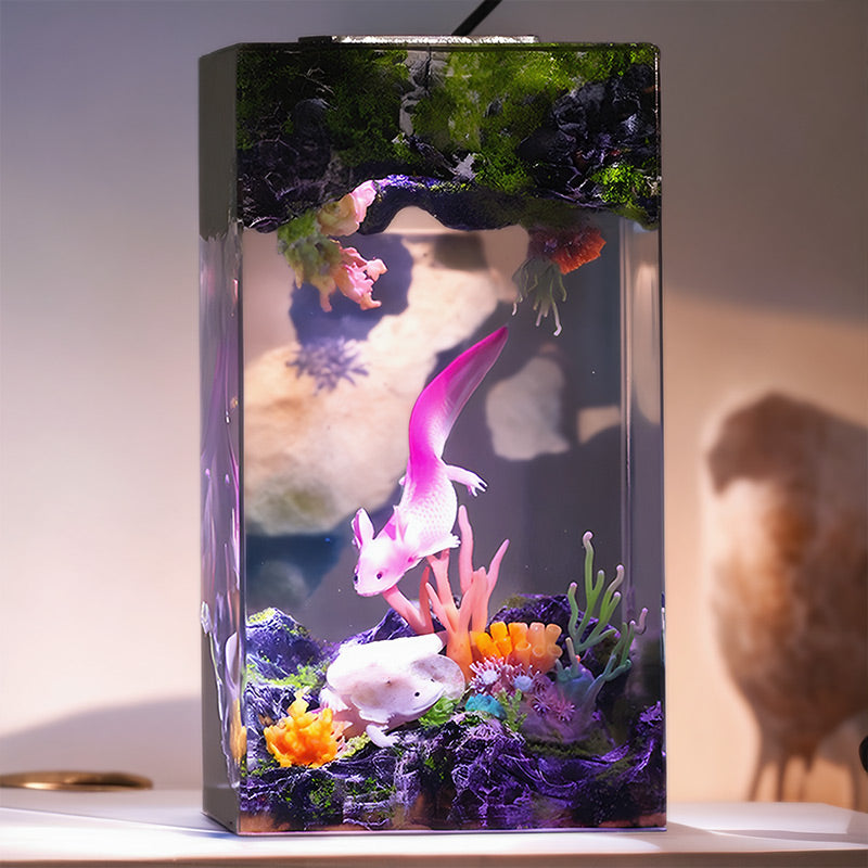 Axolotl Resin Lamp Handmade Night Light for Bedside